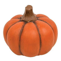 Thumbnail for Orange & White Mini Resin Pumpkin 2 Asstd - The Fox Decor