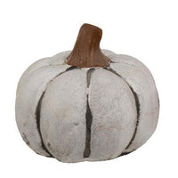 Thumbnail for Orange & White Mini Resin Pumpkin 2 Asstd - The Fox Decor