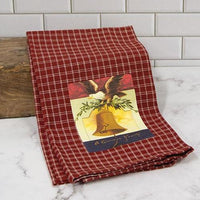 A Glorious Fourth Liberty Bell Dish Towel - The Fox Decor