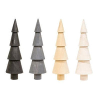 Wooden Spindle Tree 7 4 Asstd - The Fox Decor
