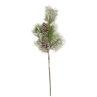 Large Snowfall Pine Pick 35 - The Fox Decor