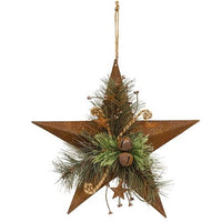 Thumbnail for Rusty Metal Woodland Pine Star