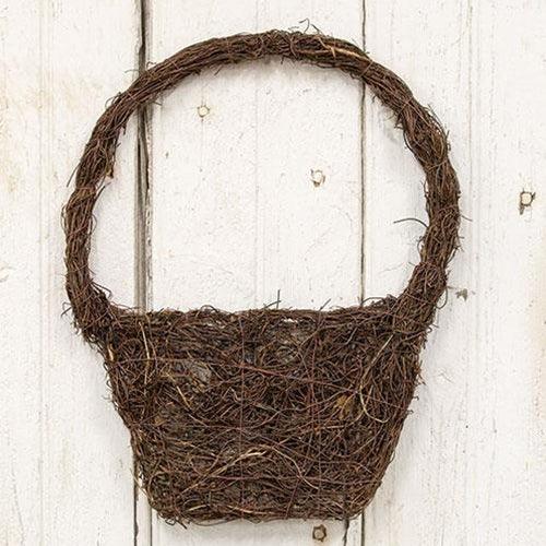 Natural Rattan Flat Basket - The Fox Decor