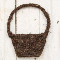 Natural Rattan Flat Basket - The Fox Decor