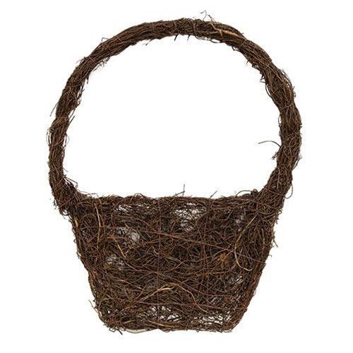 Natural Rattan Flat Basket - The Fox Decor