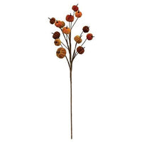 Multi-Color Velvet Pumpkin Pick 34 - The Fox Decor
