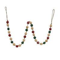 Thumbnail for Holiday Geometric Wood Beaded Garland 40 - The Fox Decor