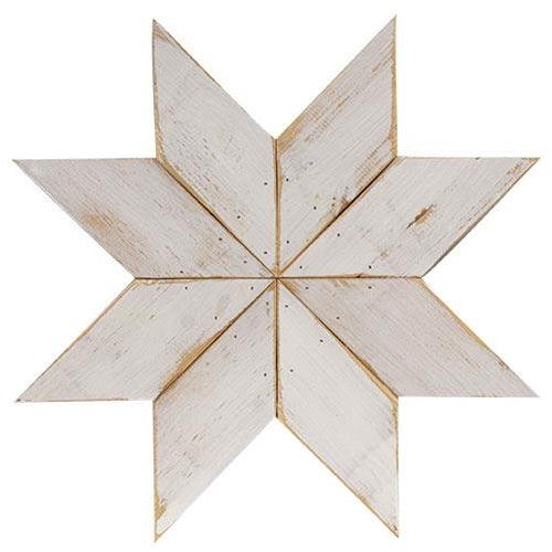 Wooden LeMoyne Star 3 Asstd - The Fox Decor
