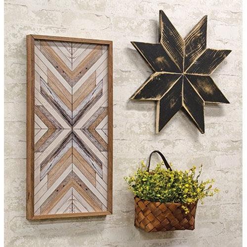 Wooden LeMoyne Star 3 Asstd - The Fox Decor