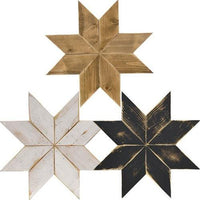 Thumbnail for Wooden LeMoyne Star 3 Asstd - The Fox Decor