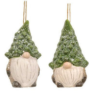 Evergreen Tree Hat Gnome Ornament 2 Asstd - The Fox Decor
