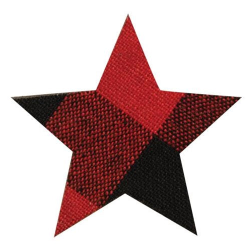10 Set Red Black Plaid Star Bowl Filler