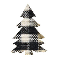 Thumbnail for Black White Plaid Tree Bowl Filler - The Fox Decor
