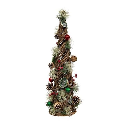 Christmas Woodland Pine Cone Tree Large - The Fox Decor