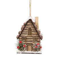 Thumbnail for LED Winter Cottage Lodge Ornament
