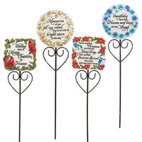 Thumbnail for Winter Memorial Yard Stake 4 Asstd - The Fox Decor