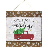 Thumbnail for Christmas Sign w LED Light 2 Asstd - The Fox Decor
