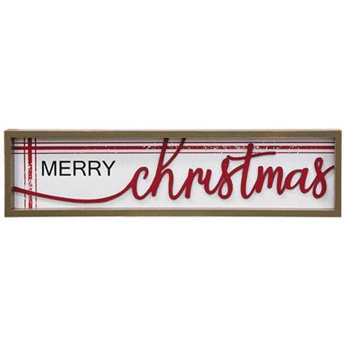 Christmas Greetings Frame 3 Asstd - The Fox Decor