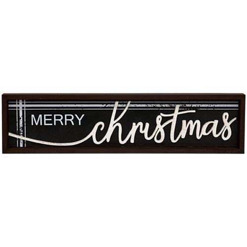 Christmas Frame Black & White 3 Asstd - The Fox Decor