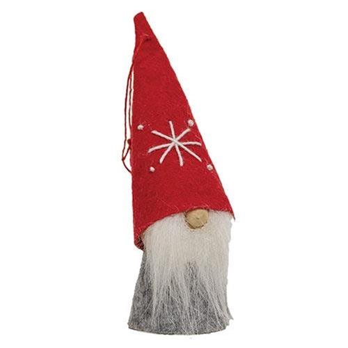 Mini Christmas Felt Gnome Ornament 2 Asstd - The Fox Decor