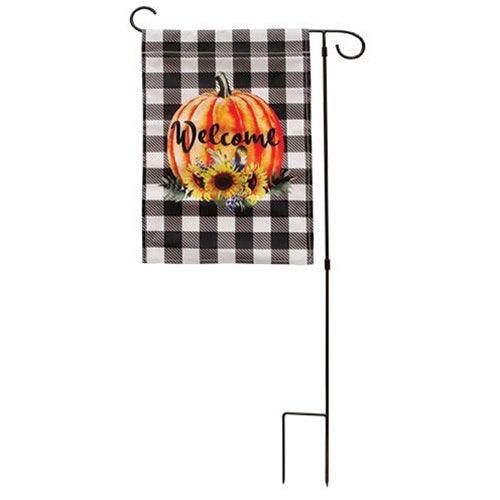 Welcome Pumpkin Harvest Garden Stake