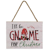 Thumbnail for Christmas Gnome Wooden Sign 2 Asstd - The Fox Decor