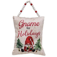Gnome For The Holidays Pillow Ornament - The Fox Decor