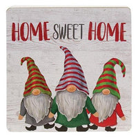 Gnome For Christmas Wood Block 3 Asstd - The Fox Decor