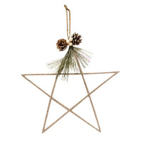 Thumbnail for Jute and Pine Star Ornament