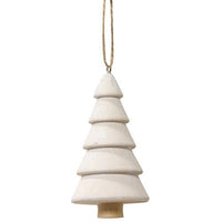 Thumbnail for White Wooden Tree 5 Tiered Ornament