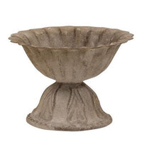 Distressed Metal Petal Planter - The Fox Decor