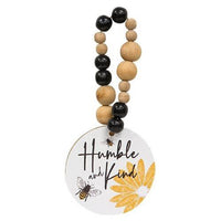 Bee Humble and Kind Bead Ornament - The Fox Decor