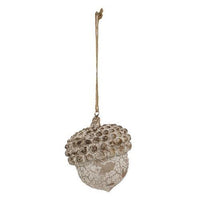 Distressed Resin Acorn Ornament - The Fox Decor