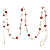 Thumbnail for Red & White Bright Bead Garland 48 - The Fox Decor