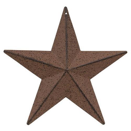 Rust & Black Barn Star 8 - The Fox Decor