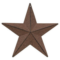 Rust & Black Barn Star 8 - The Fox Decor
