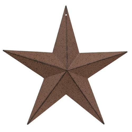 Rust & Black Barn Star 12 - The Fox Decor