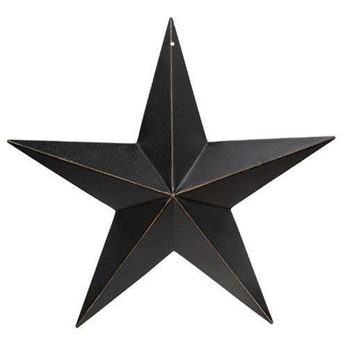Antique Black Barn Star 12 - The Fox Decor