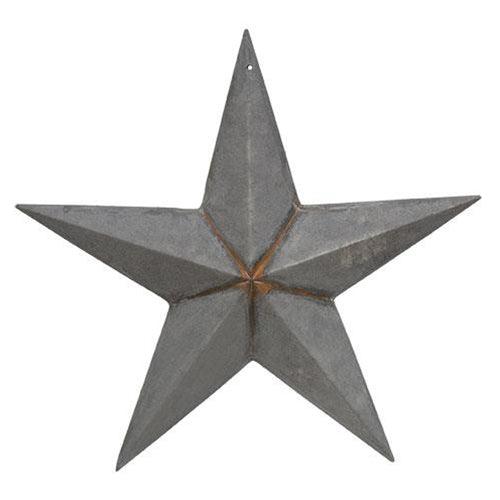 Rusty Galvanized Barn Star 12 - The Fox Decor