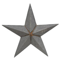 Rusty Galvanized Barn Star 12 - The Fox Decor