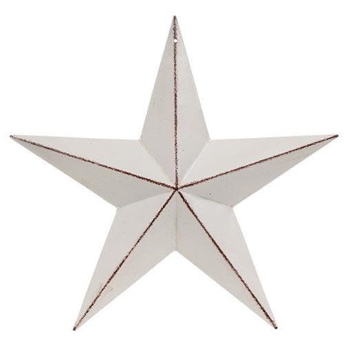 Antique White Barn Star 12 - The Fox Decor