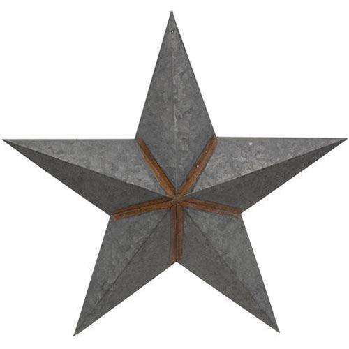 Rusty Galvanized Barn Star 18 - The Fox Decor