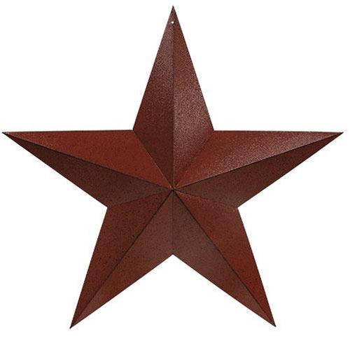 Burgundy Barn Star 24 - The Fox Decor