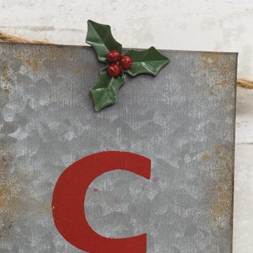 Metal Christmas Pennant Garland 69 - The Fox Decor