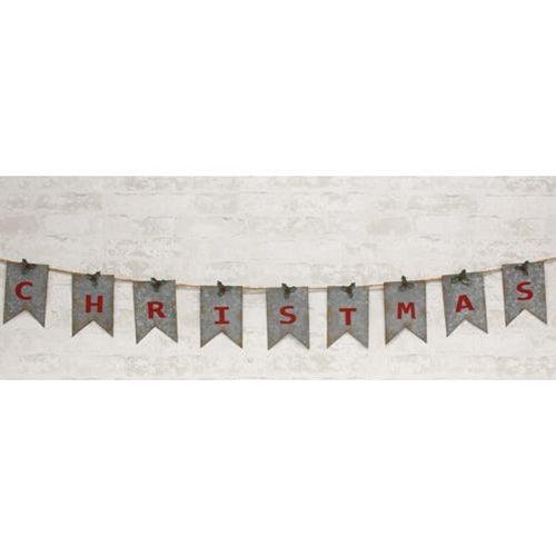 Metal Christmas Pennant Garland 69 - The Fox Decor
