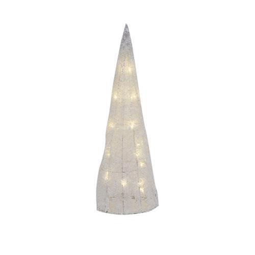 3/Set, Light Up Tinsel Cone Trees - The Fox Decor