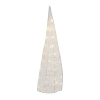 3/Set, Light Up Tinsel Cone Trees - The Fox Decor
