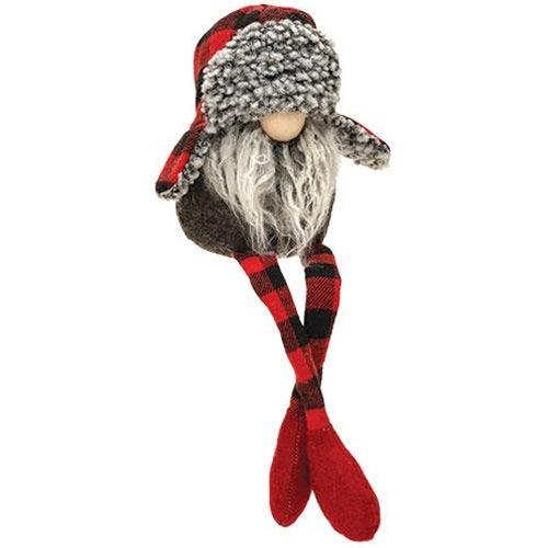 Red & Black Dangle Leg Gnome - The Fox Decor