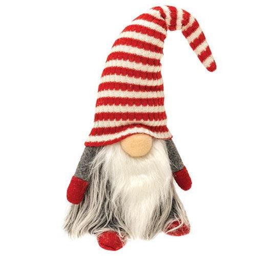 Santa Gnome with Striped Hat 2 Asstd - The Fox Decor