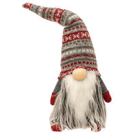 Santa Gnome with Striped Hat 2 Asstd - The Fox Decor